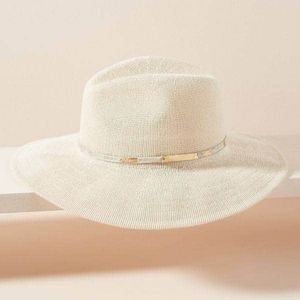 Anthropologie Cyrus Rancher Hat Cream